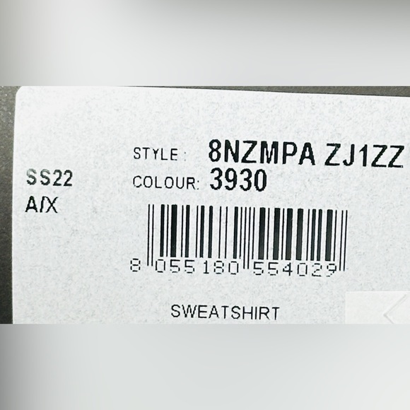 ARMANI EXCHANGE ICON LOGO SWEATSHIRT GRAY - Picture 5 of 5